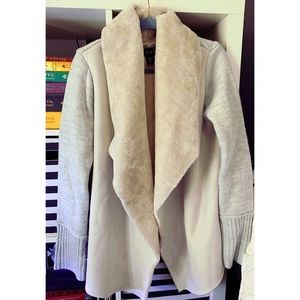 Faux Fur/Suede Sweater